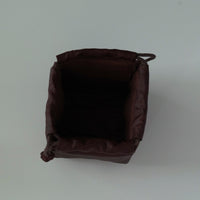 絹製紅雲紗茶器包中