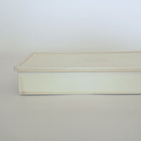 長方窯変茶盤①象牙色