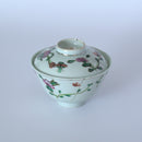 粉彩四季花文蓋碗②