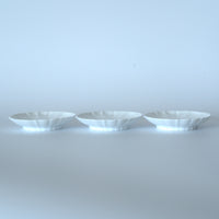 甜白稜花茶托3枚セット