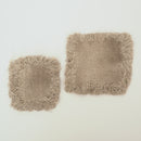 綿製草木染茶托大