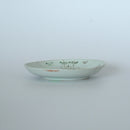 粉彩竹詩文皿②