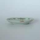 粉彩竹詩文皿④