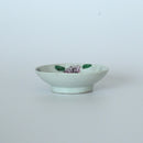 粉彩四季花文豆皿⑤