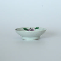 粉彩四季花文豆皿⑤