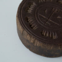 老木彫香文蓋置