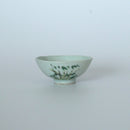 粉彩竹節文茶杯⑤