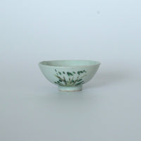 粉彩竹節文茶杯⑤