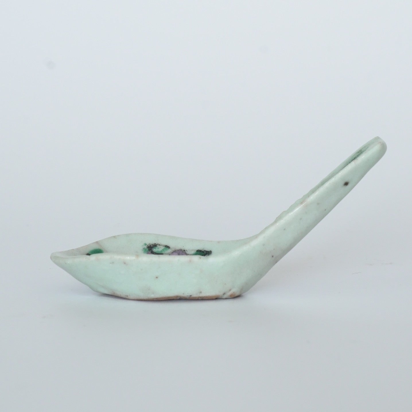 粉彩四季花文レンゲ⑤