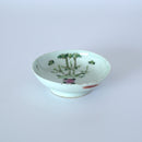 粉彩竹詩文豆皿⑥