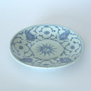 青花絡枝蓮文皿大