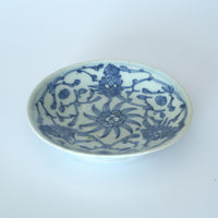 青花絡枝蓮文皿②