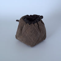 絹製香雲紗茶器包大