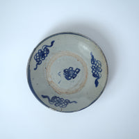 青花中国結文小皿③