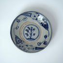 青花双魚花文皿①