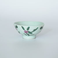 粉彩四季花文茶杯④