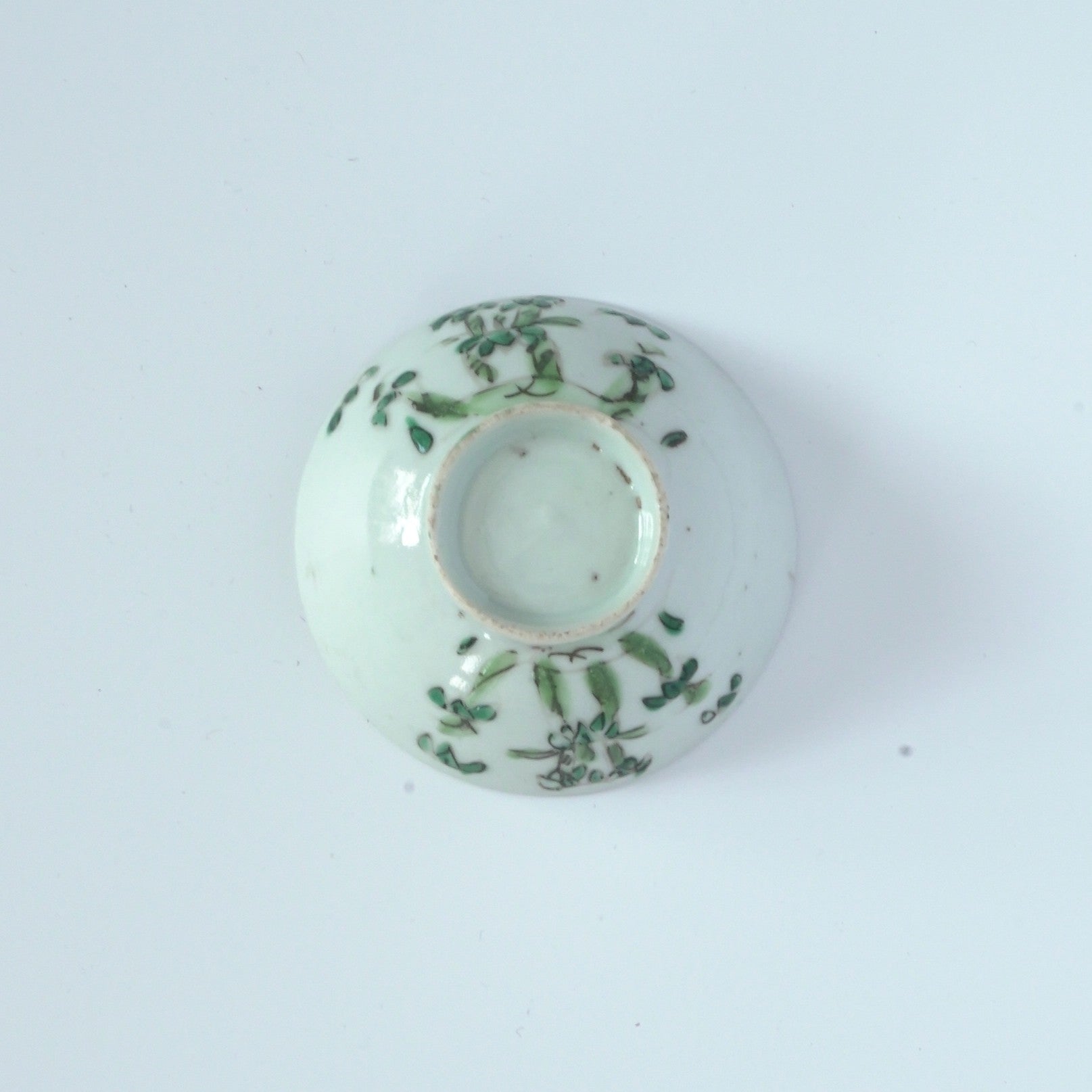 粉彩竹節文茶杯①