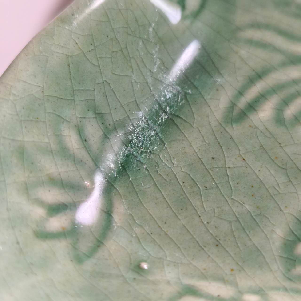 鳳凰牡丹文皿