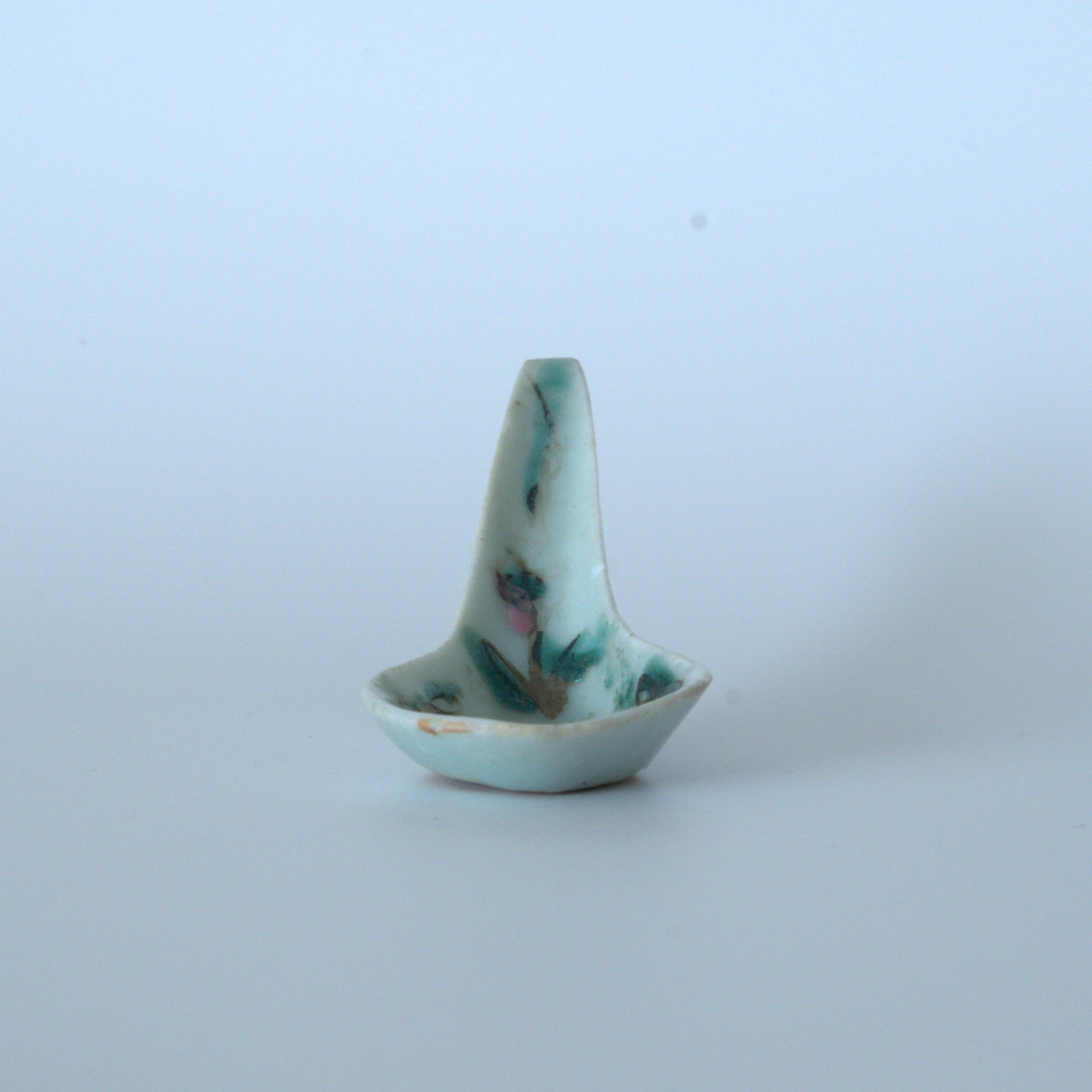 粉彩四季花文レンゲ①