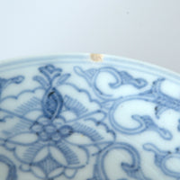 青花蝶恋花文皿③