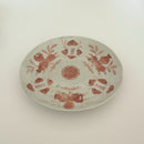 赤絵福寿三多文皿大①