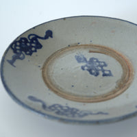 青花中国結文小皿④