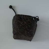 絹製香雲紗茶器包中