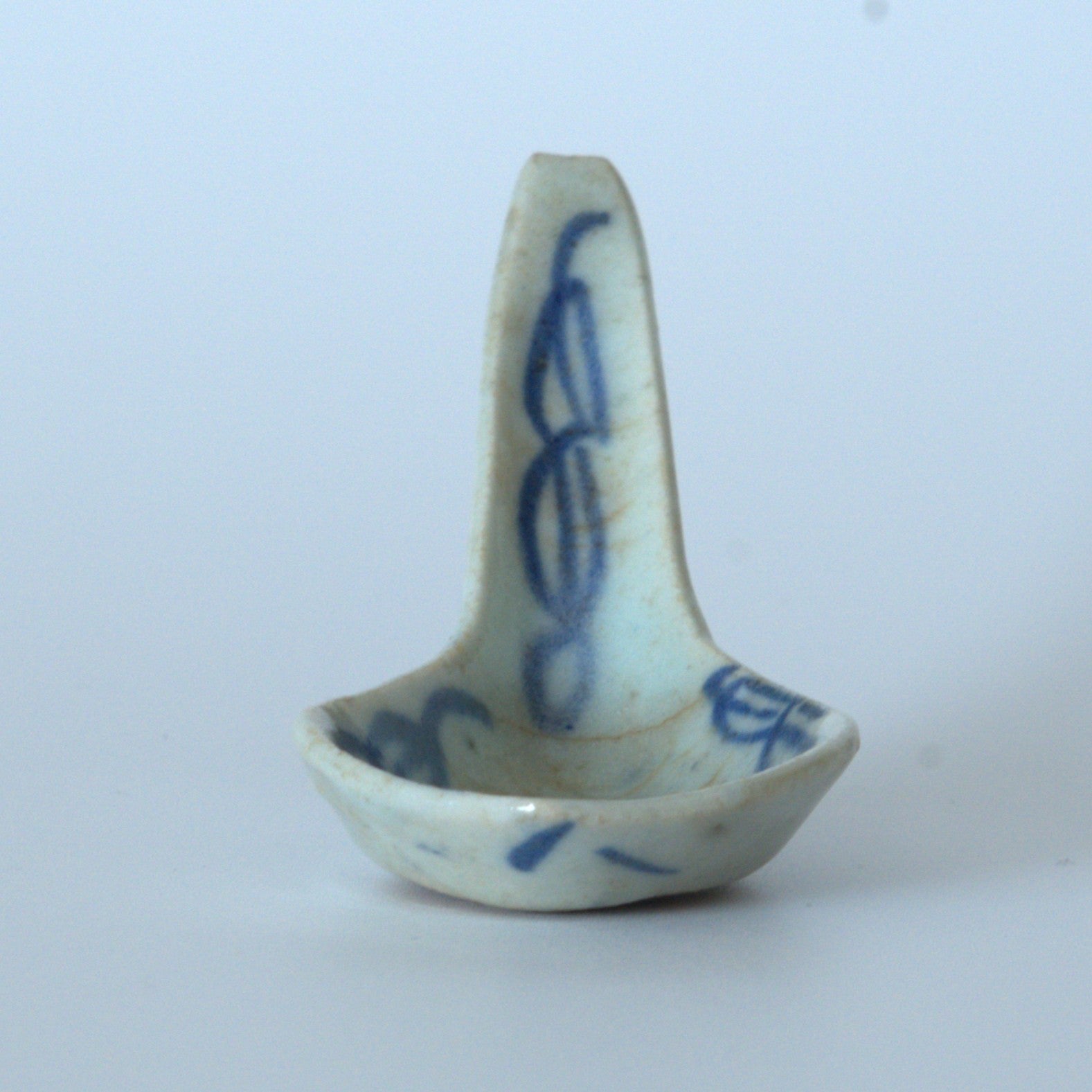 青花絡枝蓮文レンゲ②