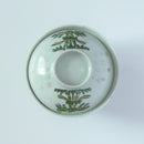 粉彩竹節文蓋碗