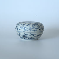 青花蓮唐草文香盒