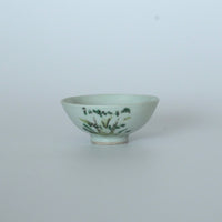 粉彩竹節文茶杯⑤