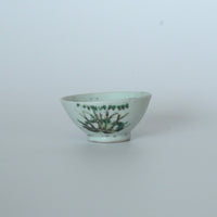 粉彩竹節文茶杯③