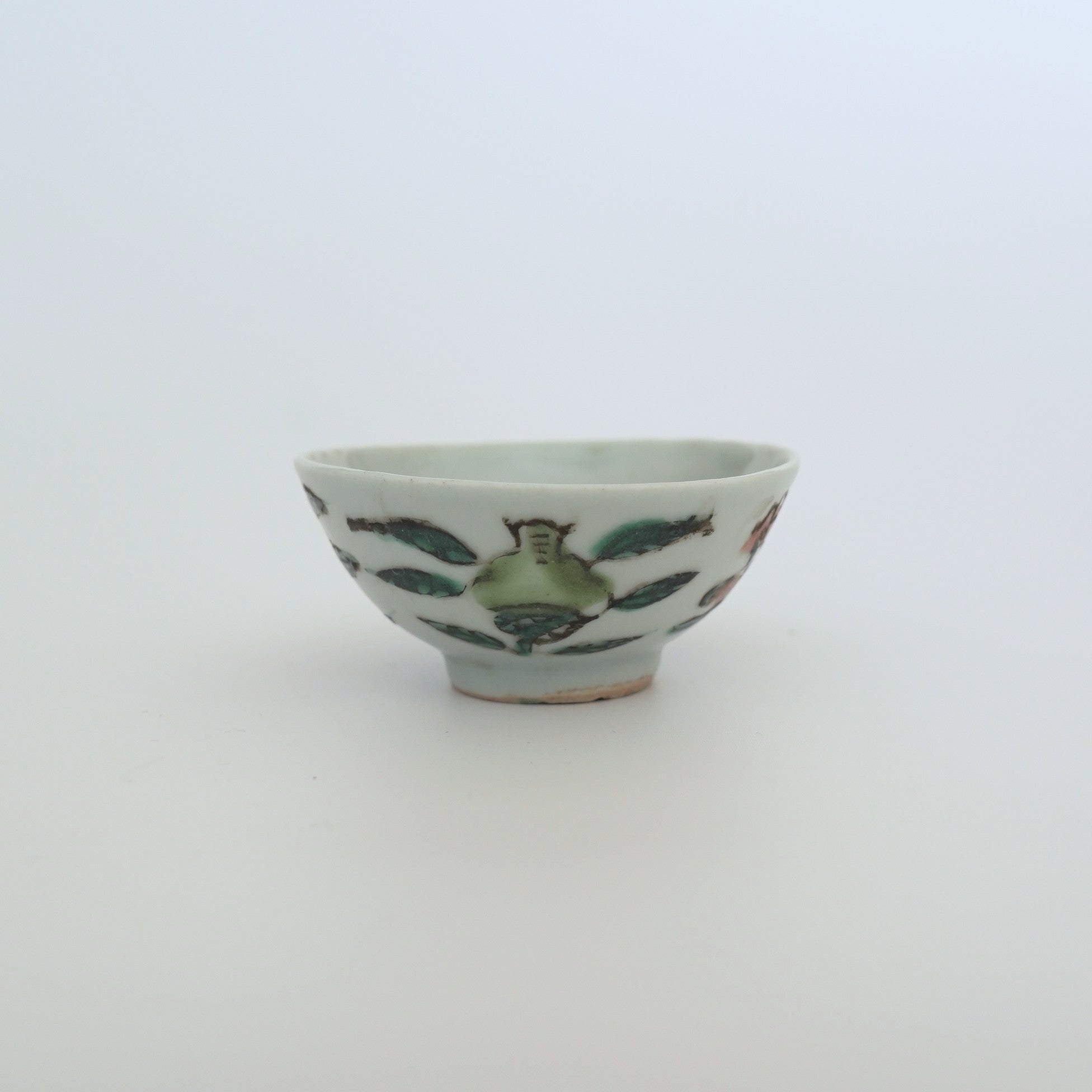 粉彩七宝三多文茶杯④