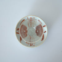 赤絵双寿三多文豆皿⑤