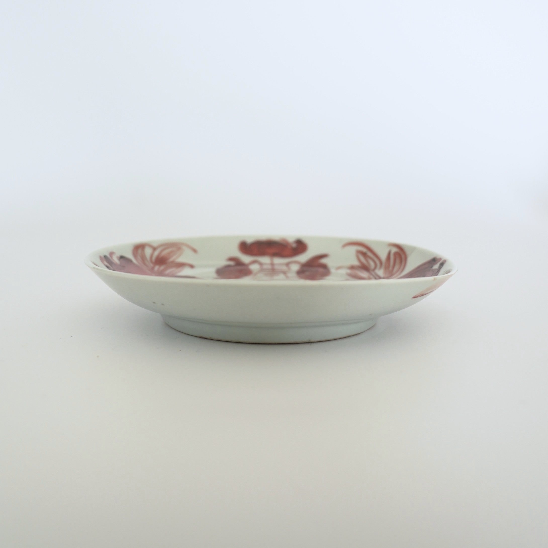 赤絵福寿三多文皿⑬