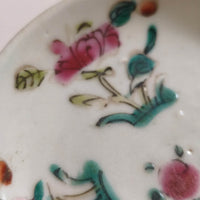 粉彩四季花文豆皿⑧