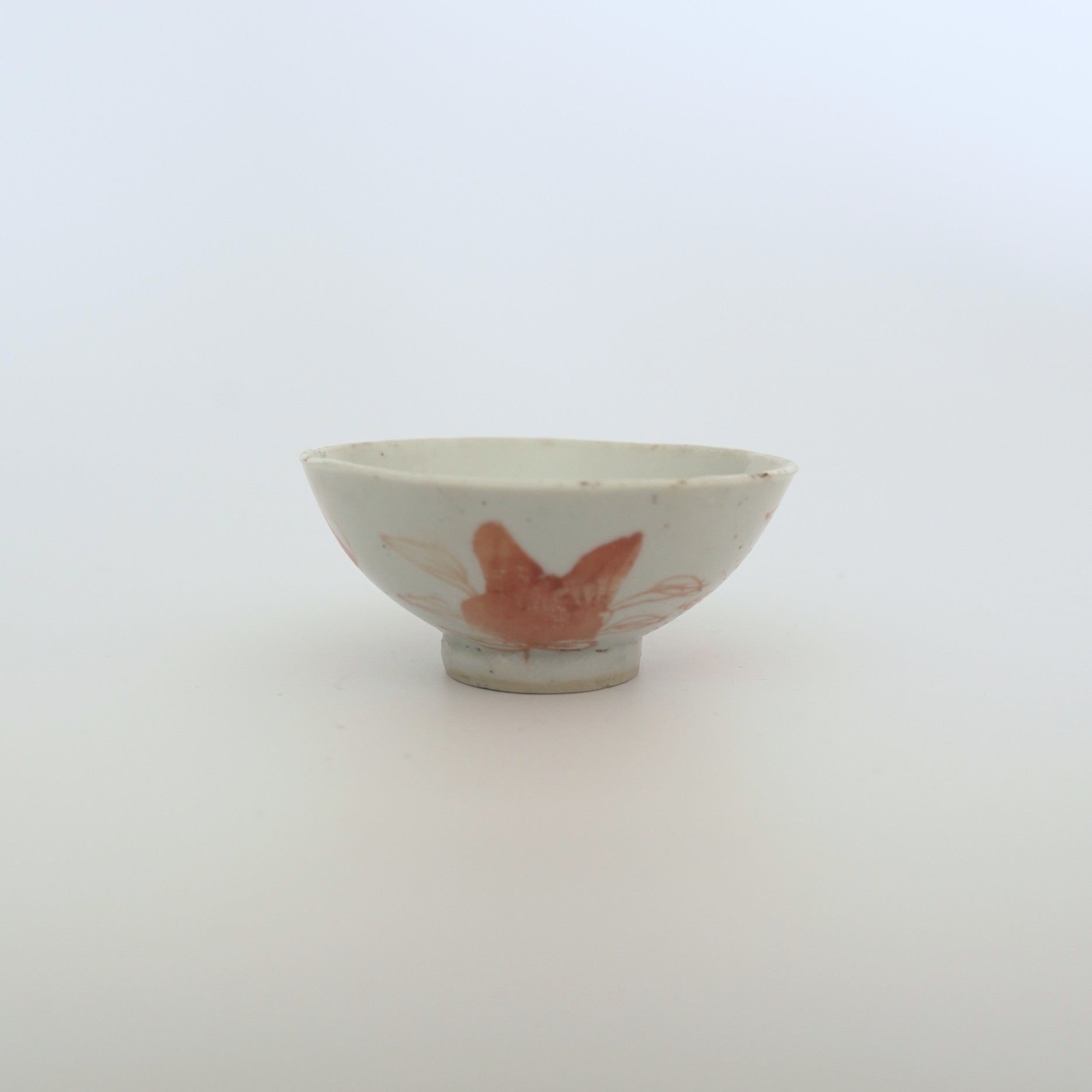 赤絵福寿三多文茶杯⑤