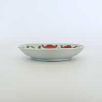 粉彩七宝三多文皿 ④