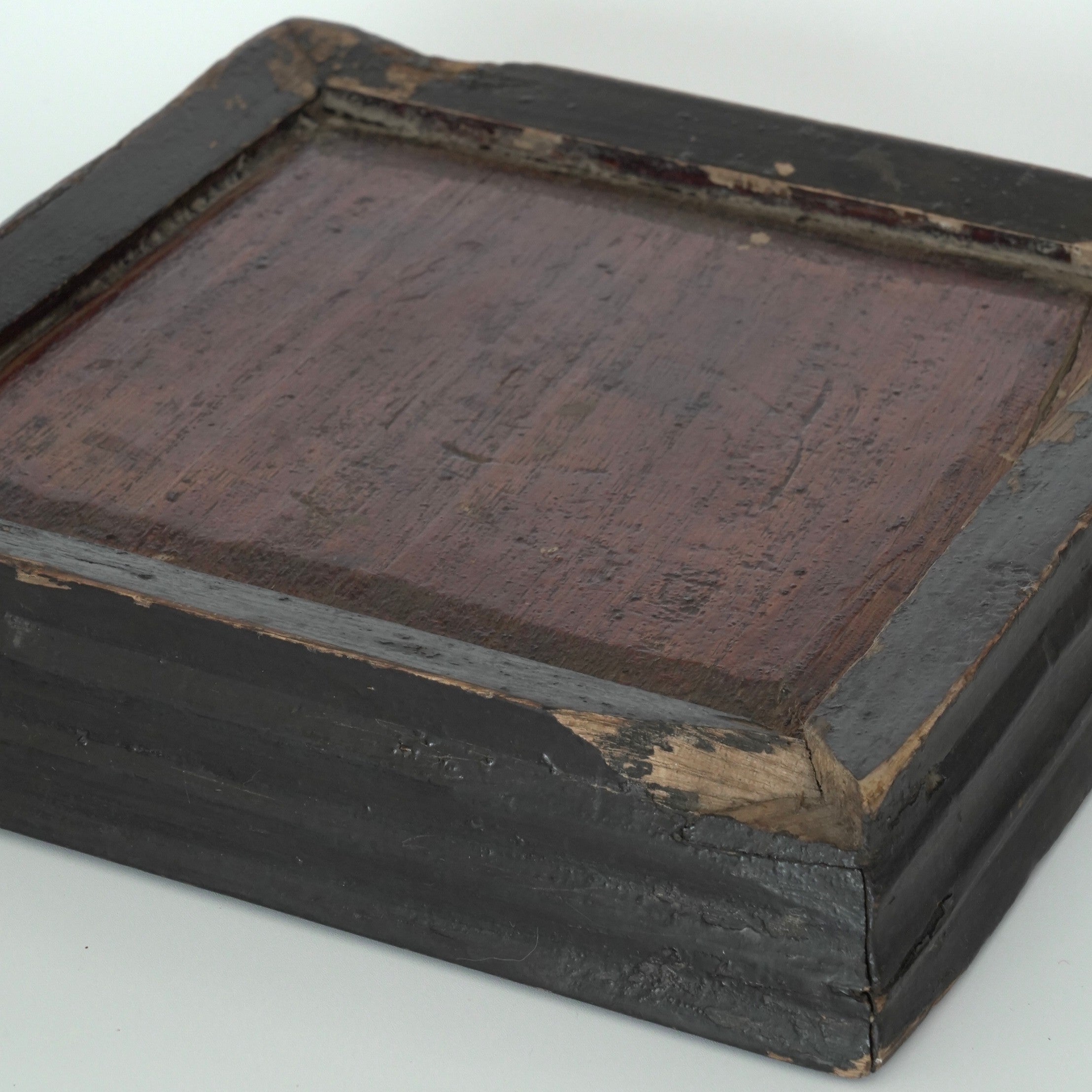 老黒漆小茶盆①