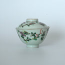 粉彩四季花文蓋碗①