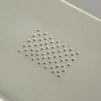 長方窯変茶盤①象牙色