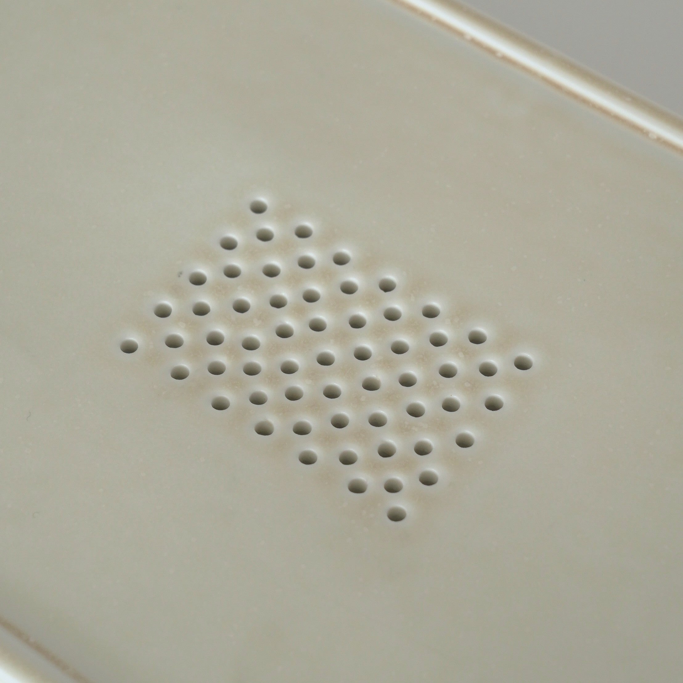 長方窯変茶盤①象牙色