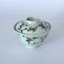 粉彩四季花文蓋碗②