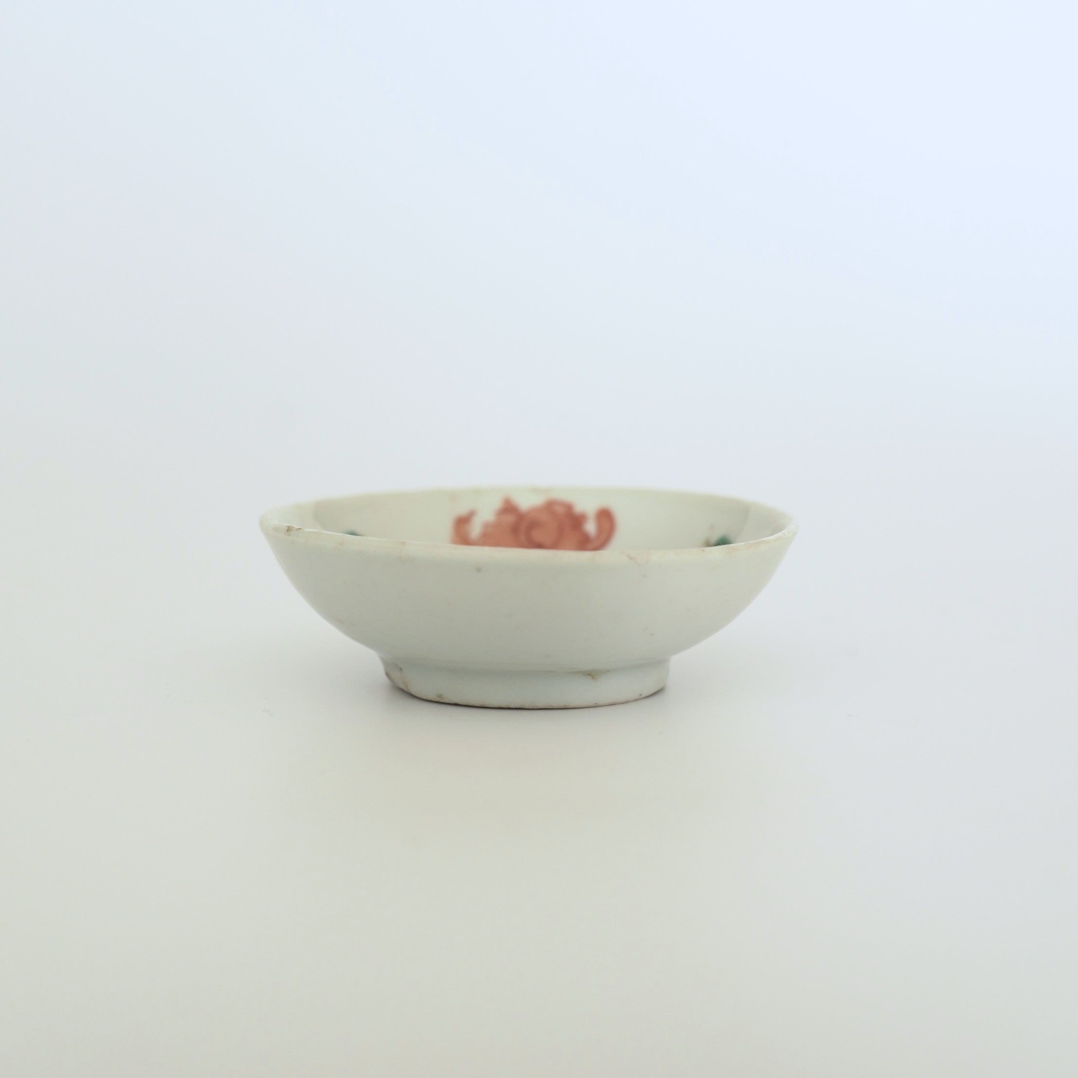 粉彩七宝三多文豆皿④