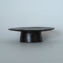 黒釉高台壺承