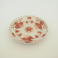 赤絵福寿三多文皿中④