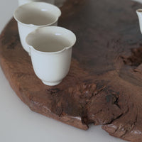 木製樹瘤壺承大