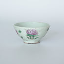 粉彩四季花文茶杯⑦