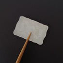 白蝶貝山茶花茶枕②四方