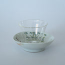 粉彩竹詩文豆皿②